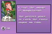 
The Wild Thornberrys: Chimp Chase | Game Boy Advance | gameplay screenshot | Data by MobyGames.com
