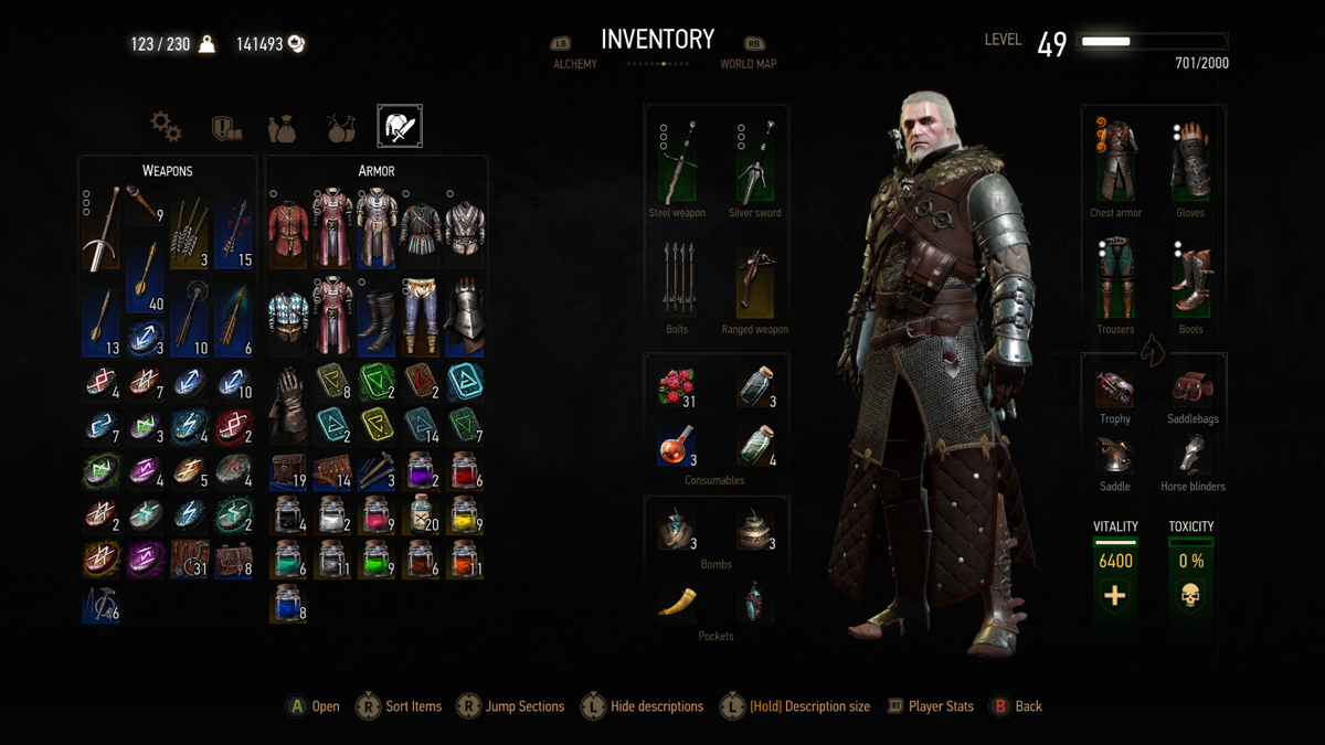 
The Witcher 3: Wild Hunt | Xbox One | gameplay screenshot | Data by MobyGames.com