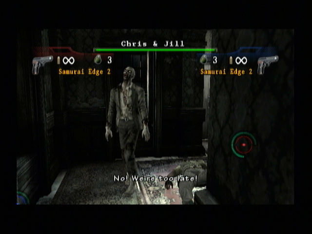 Resident Evil: The Umbrella Chronicles | Wii | gameplay screenshot | Data by MobyGames.com