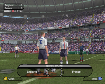 
World Tour Soccer 2002 | PlayStation 2 | gameplay screenshot | Data by MobyGames.com