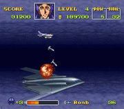
U.N. Squadron | SNES | gameplay screenshot | Data by MobyGames.com