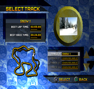 
ATV: Quad Power Racing | PlayStation | gameplay screenshot | Region: North America | source-country= | Data by MobyGames.com