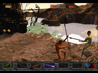 
Time Commando | PlayStation | gameplay screenshot | Data by MobyGames.com