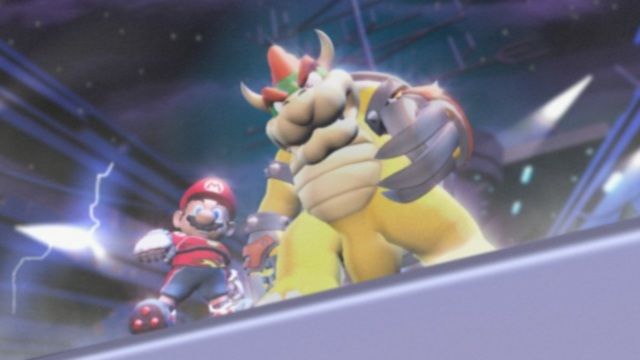Mario Strikers Charged | Wii | gameplay screenshot | region=North America | source-country= | zypher-v2 | moby-304aa3a76ec7 | Data by MobyGames.com