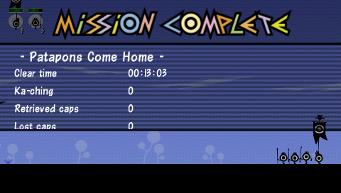 Patapon | PSP | gameplay screenshot | region=North America | source-country= | zypher-v2 | moby-6eea9bf1e2a8 | Data by MobyGames.com