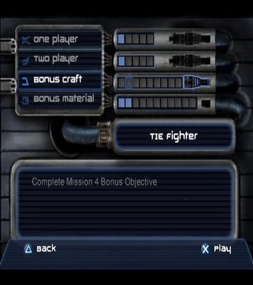 Star Wars: Jedi Starfighter | PlayStation 2 | gameplay screenshot | region=North America | source-country= | zypher-v2 | moby-109ae5cec456 | Data by MobyGames.com