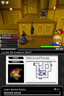 
Kingdom Hearts: 358/2 Days | Nintendo DS | gameplay screenshot | Data by MobyGames.com