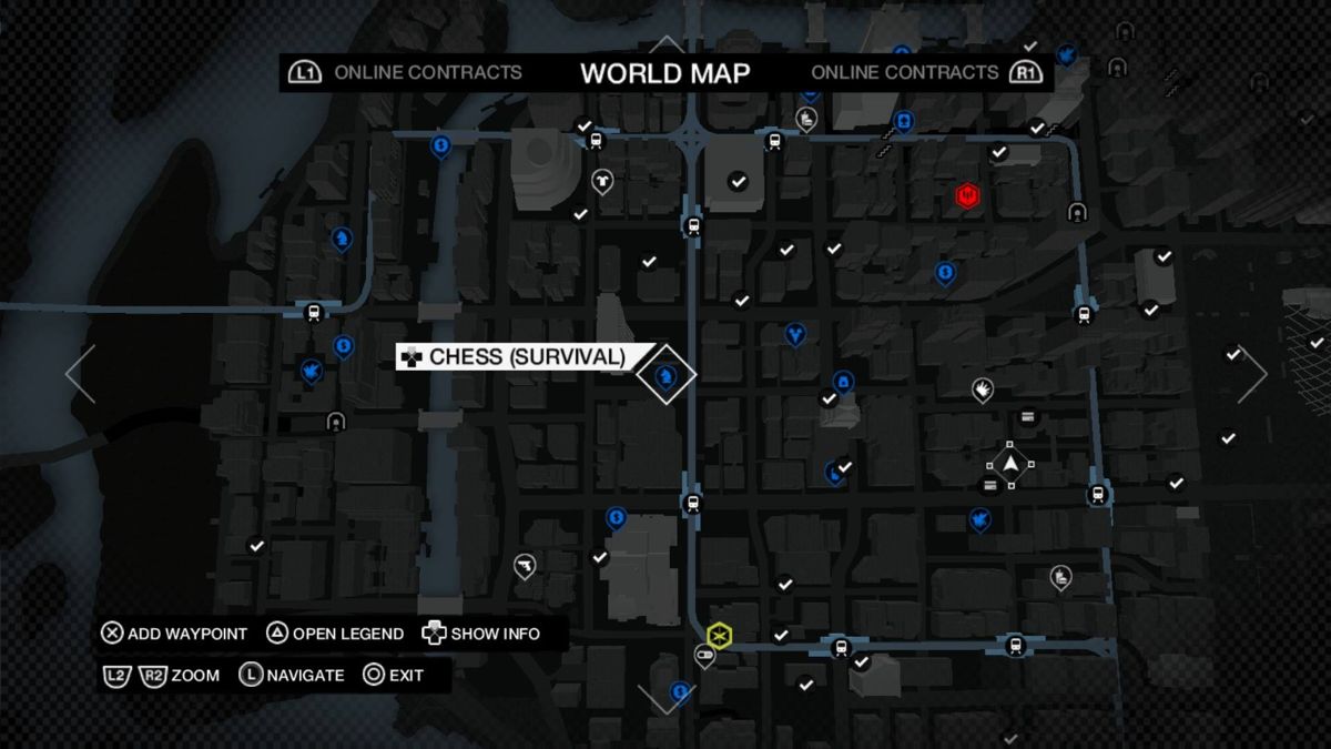 
Watch_Dogs | PlayStation 4 | gameplay screenshot | Region: North America | source-country= | Data by MobyGames.com