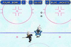 Backyard Hockey | Game Boy Advance | gameplay screenshot | Data by MobyGames.com