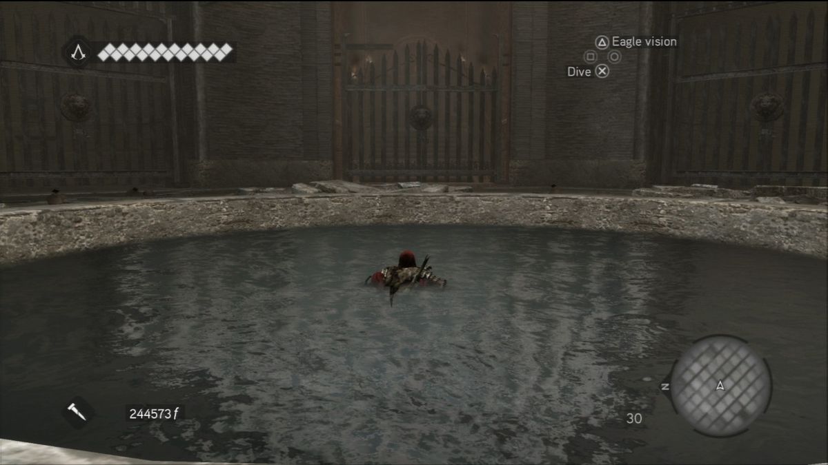 Assassin's Creed: Brotherhood | PlayStation 3 | gameplay screenshot | region=North America | source-country= | zypher-v2 | moby-1ceb3e87af77 | Data by MobyGames.com