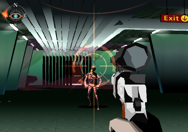 
Killer7 | PlayStation 2 | gameplay screenshot | Region: North America | source-country= | Data by MobyGames.com