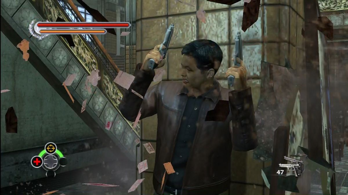 
Stranglehold | Xbox 360 | gameplay screenshot | Region: North America | source-country= | Data by MobyGames.com