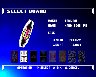 BursTrick: Wake Boarding!! | PlayStation | gameplay screenshot | region=North America | source-country= | zypher-v2 | moby-a290464f87f1 | Data by MobyGames.com
