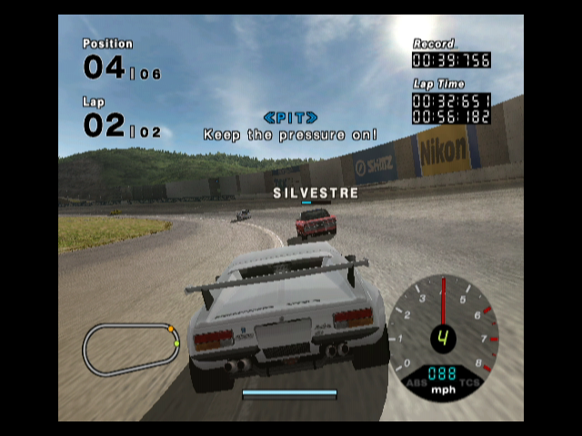 R:Racing Evolution | GameCube | gameplay screenshot | Data by MobyGames.com