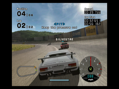 
R:Racing Evolution | GameCube | gameplay screenshot | Data by MobyGames.com