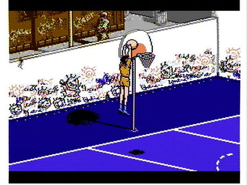 
Hoops | NES | gameplay screenshot | Data by MobyGames.com