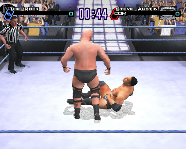 
WWF Smackdown! Just Bring It | PlayStation 2 | gameplay screenshot | Region: North America | source-country= | Data by MobyGames.com