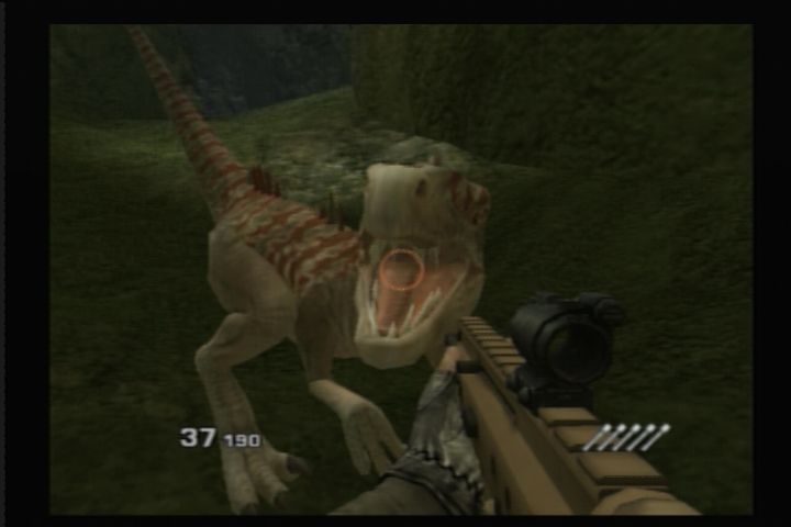 
Jurassic: The Hunted | PlayStation 2 | gameplay screenshot | Region: North America | source-country= | Data by MobyGames.com