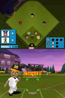 
Backyard Baseball '09 | Nintendo DS | gameplay screenshot | Region: North America | source-country= | Data by MobyGames.com