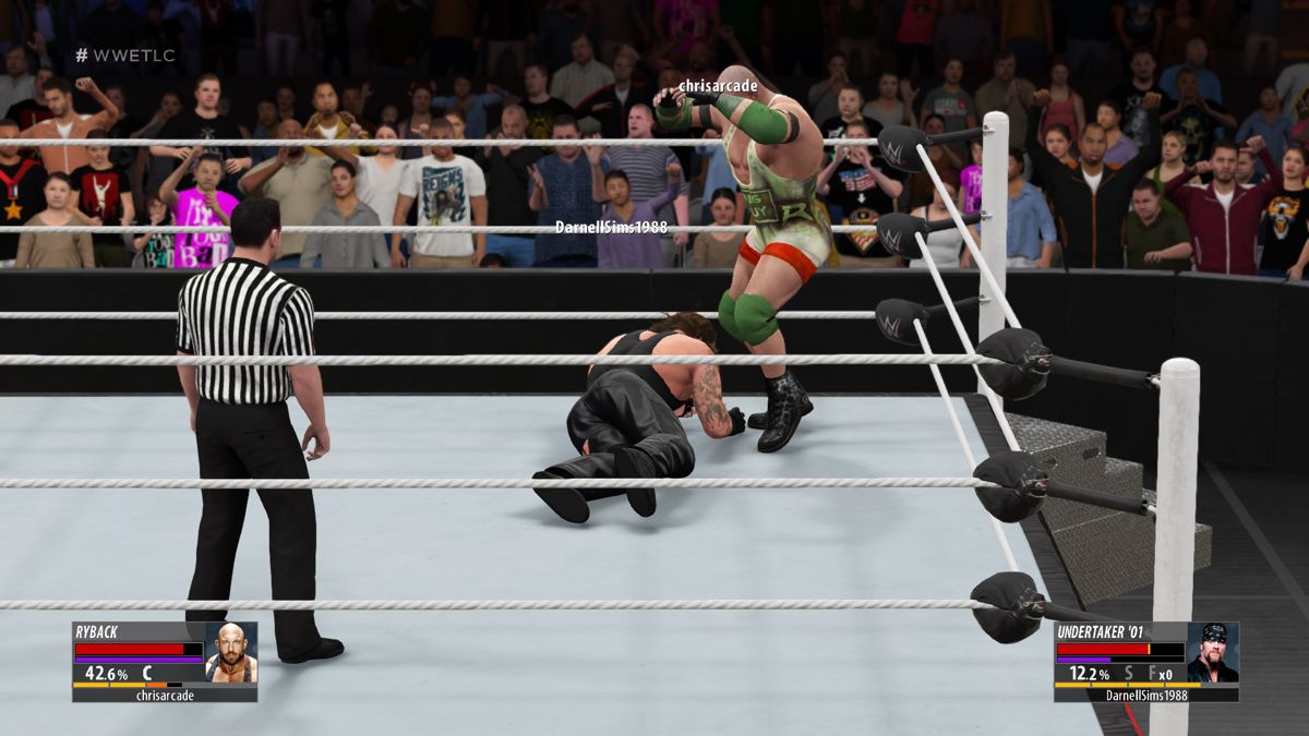 WWE 2K16 | Xbox One | gameplay screenshot | Region: North America | source-country= | Data by MobyGames.com