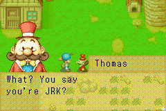 Harvest Moon: Friends of Mineral Town | Game Boy Advance | gameplay screenshot | region=North America | source-country= | zypher-v2 | moby-935350dc9546 | Data by MobyGames.com