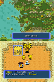 
Pokémon Mystery Dungeon: Blue Rescue Team | Nintendo DS | gameplay screenshot | Data by MobyGames.com