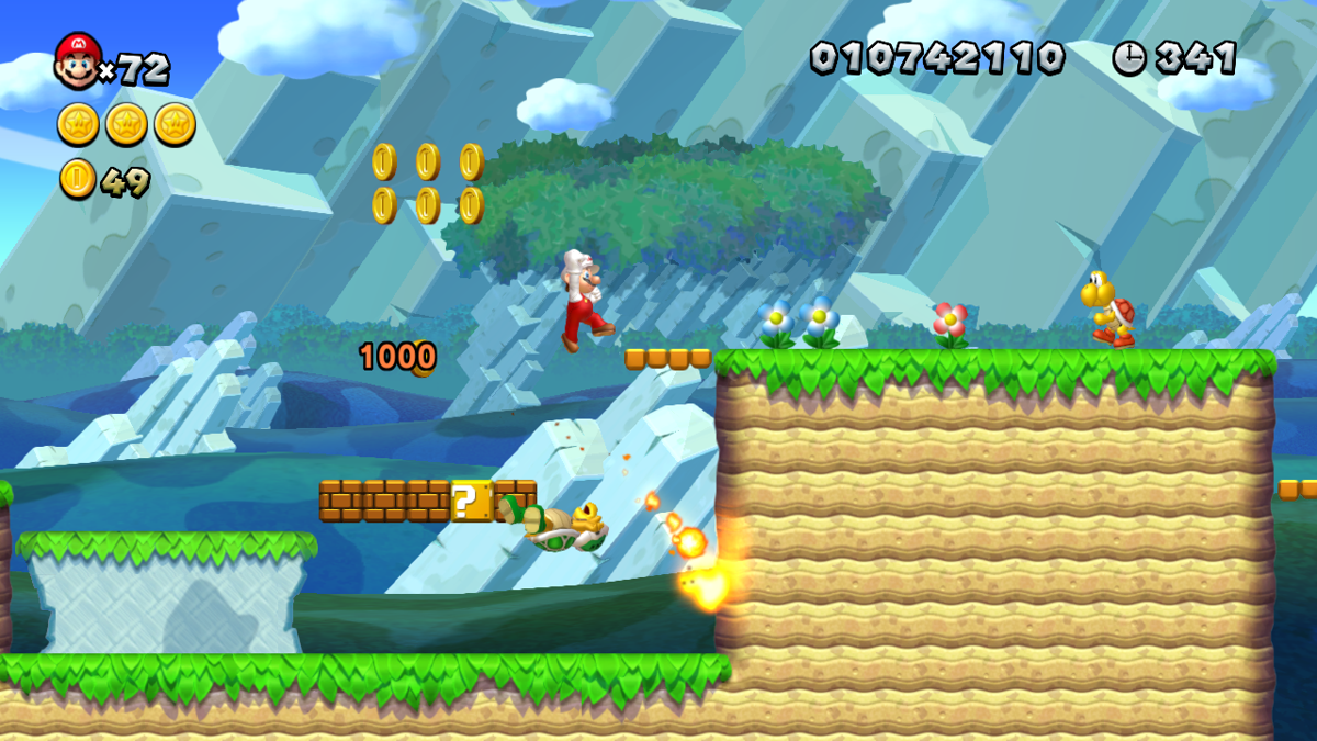 New Super Mario Bros. U | Wii U | gameplay screenshot | region=North America | source-country= | zypher-v2 | moby-87eb1133a24f | Data by MobyGames.com