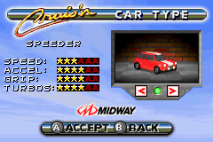 
Cruis'n Velocity | Game Boy Advance | gameplay screenshot | Data by MobyGames.com
