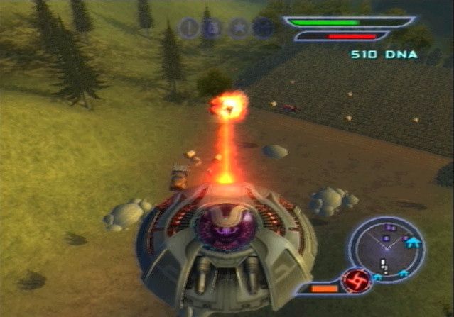 
Destroy All Humans! | PlayStation 2 | gameplay screenshot | Data by MobyGames.com