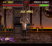 
Mortal Kombat II | SNES | gameplay screenshot | Data by MobyGames.com