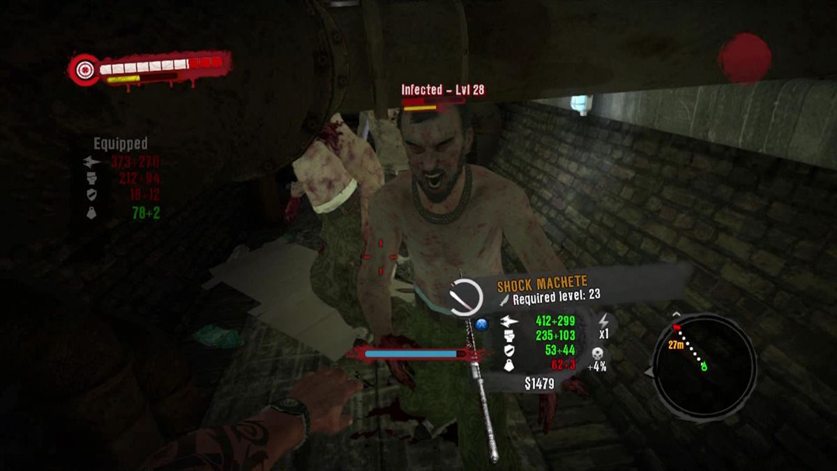 Dead Island | Xbox 360 | gameplay screenshot | region=North America | source-country= | zypher-v2 | moby-8012071e3b33 | Data by MobyGames.com
