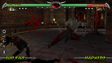 
Mortal Kombat: Unchained | PSP | gameplay screenshot | Data by MobyGames.com