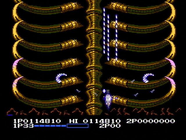 
Life Force | NES | gameplay screenshot | Data by MobyGames.com