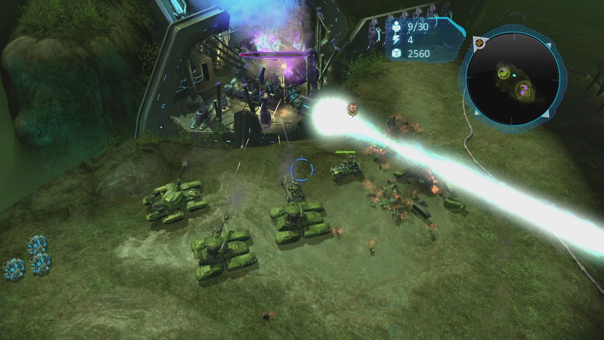 Halo Wars | Xbox 360 | gameplay screenshot | region=North America | source-country= | zypher-v2 | moby-44372e10b520 | Data by MobyGames.com