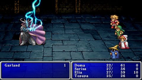 Final Fantasy | PSP | gameplay screenshot | Region: North America | source-country= | Data by MobyGames.com
