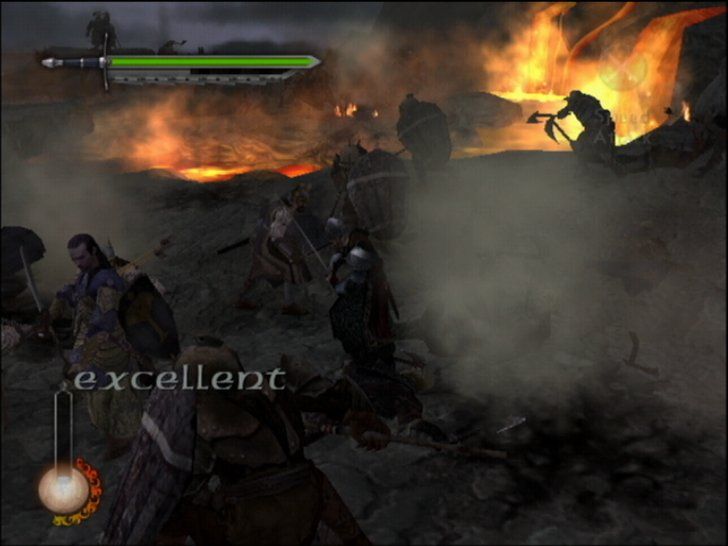 The Lord of the Rings: The Two Towers | PlayStation 2 | gameplay screenshot | region=North America | source-country= | zypher-v2 | moby-2ffee4c5f233 | Data by MobyGames.com