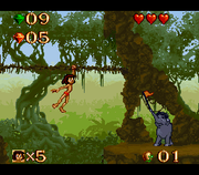 
Disney's The Jungle Book | SNES | gameplay screenshot | Data by MobyGames.com