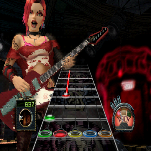 Guitar Hero III: Legends of Rock | PlayStation 2 | gameplay screenshot | Region: North America | source-country= | Data by MobyGames.com