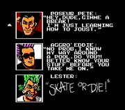 
Skate or Die | NES | gameplay screenshot | Data by MobyGames.com