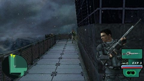 
Syphon Filter: Dark Mirror | PSP | gameplay screenshot | Data by MobyGames.com