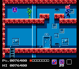 Teenage Mutant Ninja Turtles | NES | gameplay screenshot | Data by MobyGames.com