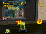 
Nicktoons Racing | PlayStation | gameplay screenshot | Data by MobyGames.com