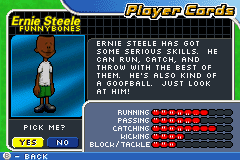 Backyard Football 2006 | Game Boy Advance | gameplay screenshot | region=North America | source-country= | zypher-v2 | moby-e36d78db6056 | Data by MobyGames.com