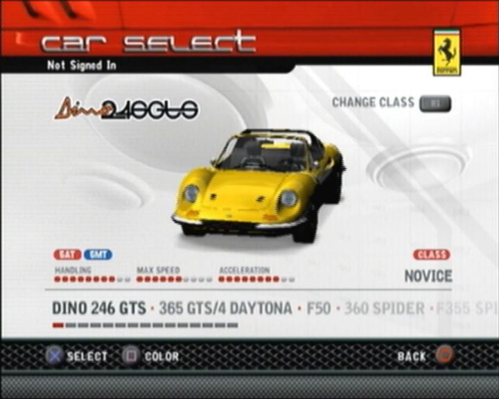 OutRun 2006: Coast 2 Coast | PlayStation 2 | gameplay screenshot | Region: North America | source-country= | Data by MobyGames.com