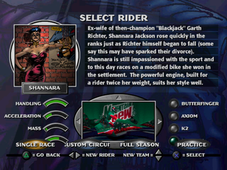 Jet Moto | PlayStation | gameplay screenshot | region=North America | source-country= | zypher-v2 | moby-87b673ea5ebd | Data by MobyGames.com