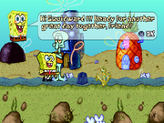 SpongeBob SquarePants: SuperSponge | PlayStation | gameplay screenshot | region=North America | source-country= | zypher-v2 | moby-fcf4dc3764ba | Data by MobyGames.com