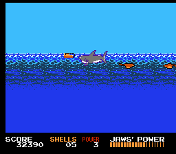 
Jaws | NES | gameplay screenshot | Data by MobyGames.com