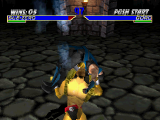 Mortal Kombat 4 | PlayStation | gameplay screenshot | Data by MobyGames.com