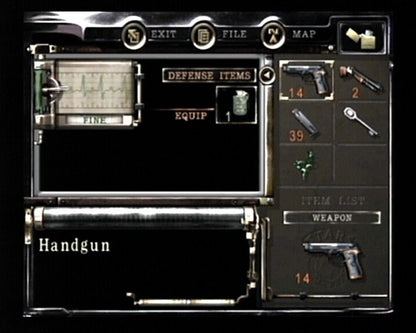 Resident Evil | GameCube | gameplay screenshot | region=North America | source-country= | zypher-v2 | moby-9dcec5e96bc8 | Data by MobyGames.com
