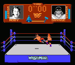 
WWF WrestleMania | NES | gameplay screenshot | Data by MobyGames.com